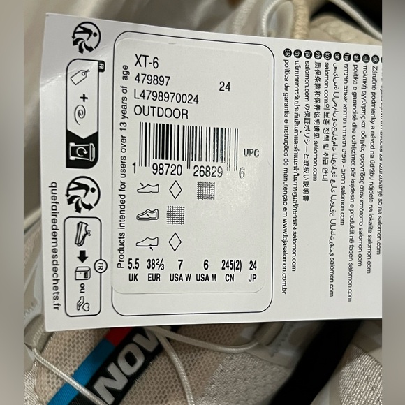 Salomon XT-6 Rainy Day / Black - Picture 13 of 16